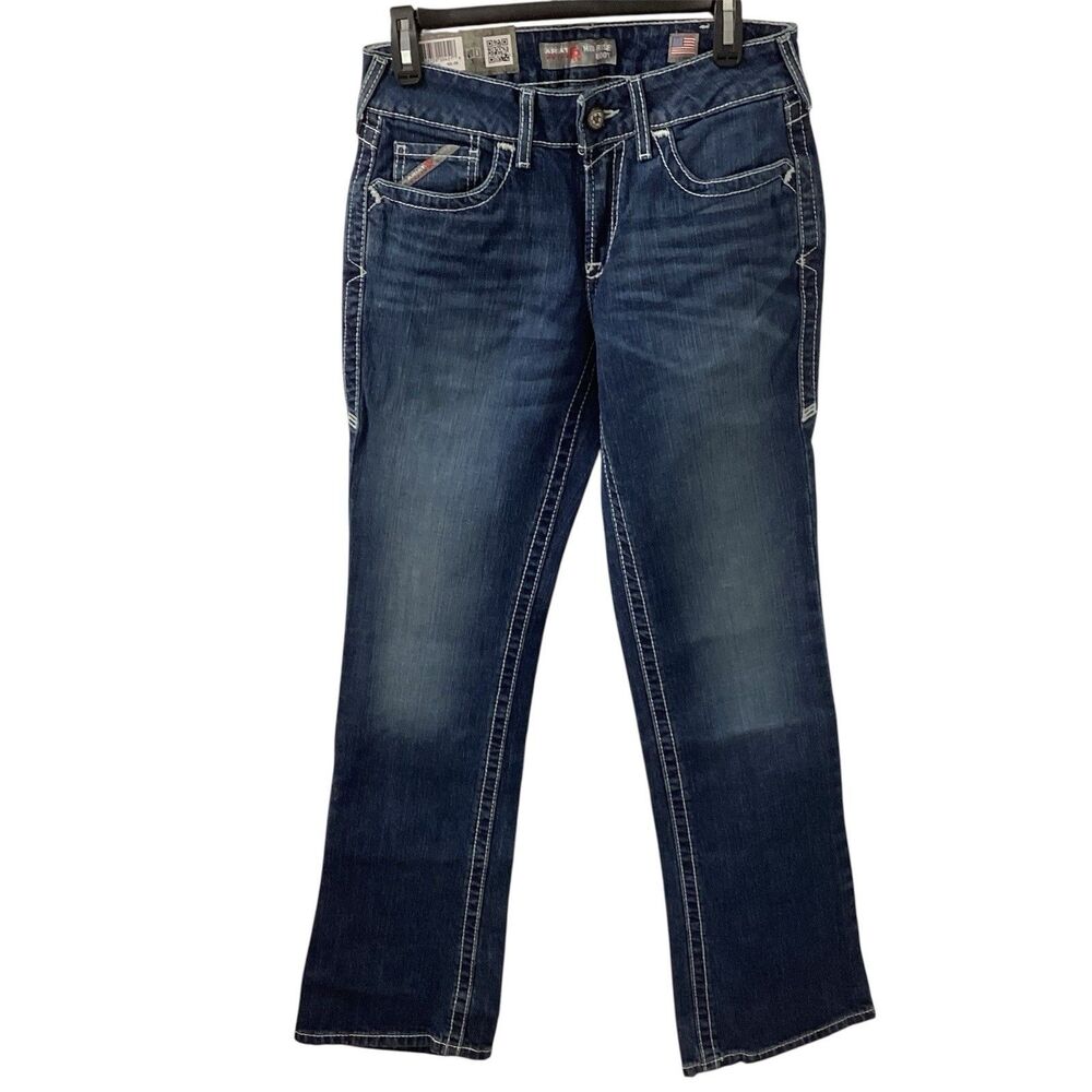 Ariat Work Jeans Flame Resistant Cat2 Mid-Rise Stretch Bootcut Women’s Size 27R